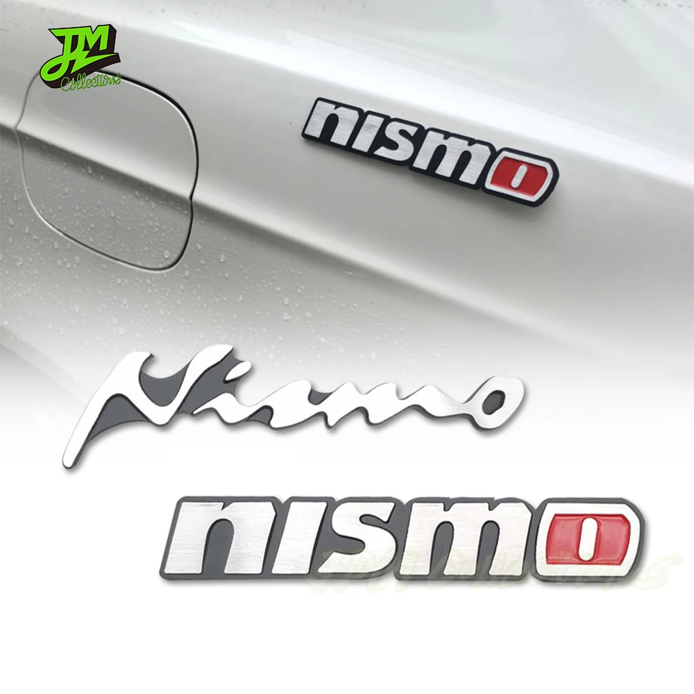 

High Quality Car Stickers 3D Metal Emblem Badge Decals For Nissan Nismo GTR Leaf Juke March Note Fairlady Outlander Accessories