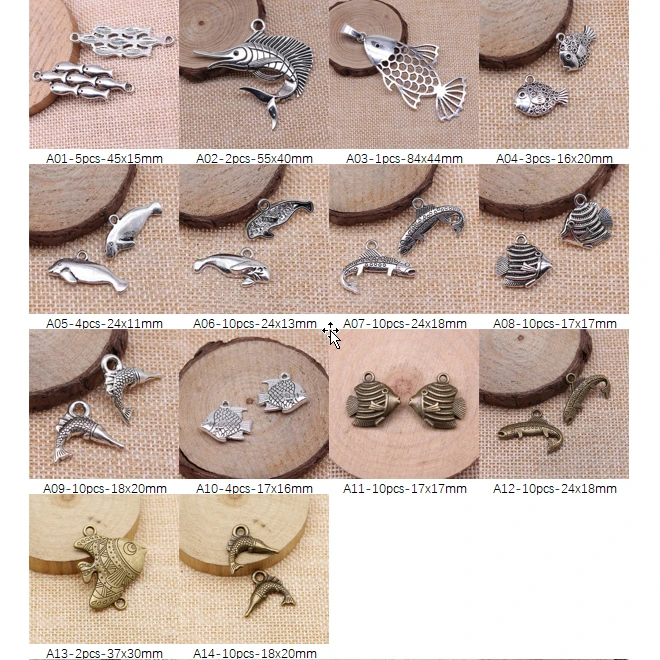 

Новое поступление, подвески в виде рыбы для изготовления ювелирных изделий, подарки для женщин