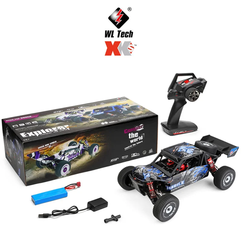 

US Stock WLtoys 1/12 Drift Racing 4WD 124018 RC Remote Control Crawler Car Battery 550 Motor Outdoor Toys Gift TH19371-SMT6