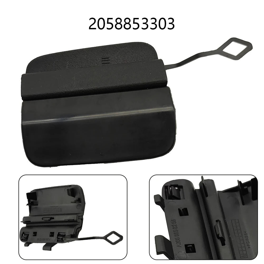 

1Pcs Car Bumpers Tow Cover 2058853303 A2058853303 For Mercedes AMG W205 Sedan Wagon SPORT 2019-2020 High Quality