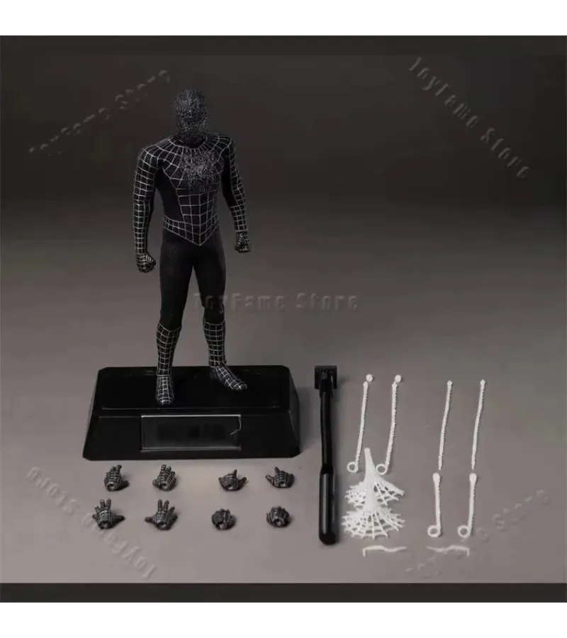 Фото [красный цвет отсутствует в наличии] Аниме-фигурка WELIKE TOYS Человек-паук Симбиот Красно-черная версия WLT04 WLT05 Оригинальная модель в наличии Подарки №4