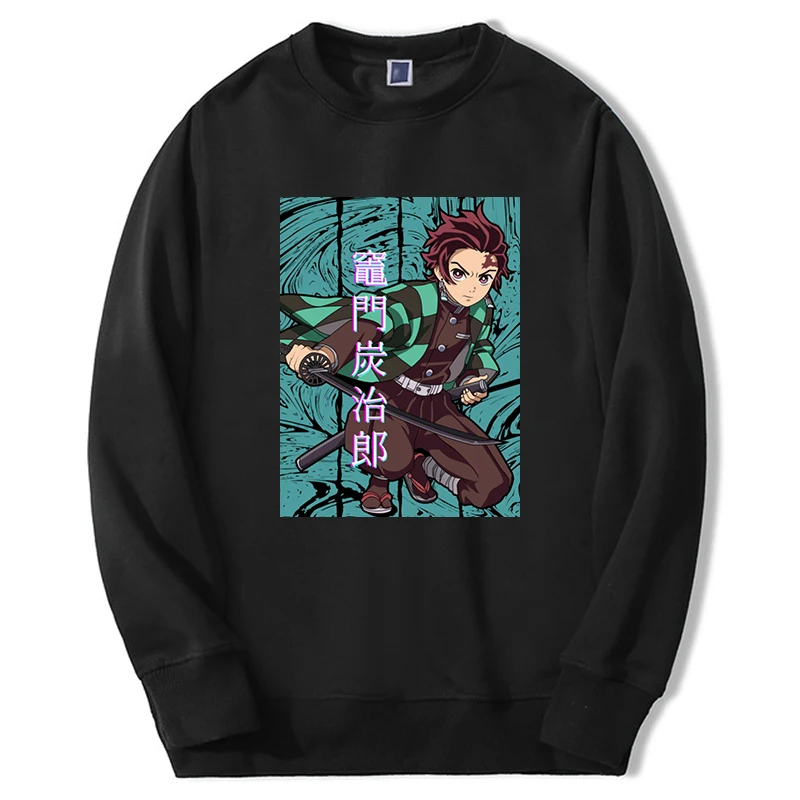 

Demon Slayer Anime Hoodies Men/women Tanjirou Manga Kimetsu No Yaiba Graphic Sweatshirt New Hip Hop Anime Sudaderas Tracksuit