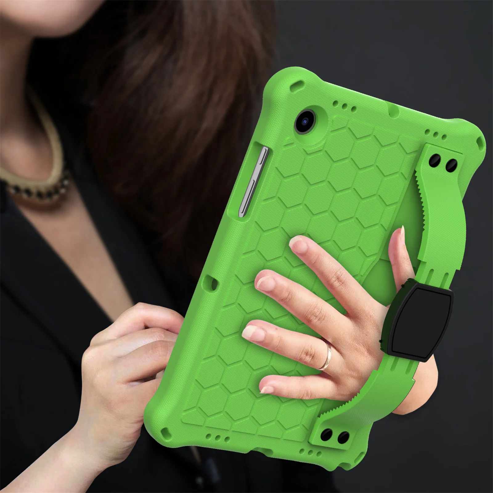 

Tablet Case for Samsung Galaxy Tab A8 10.5 2021 Color Patchwork Stand Shockproof Cover for Samsung Tab A8 10.5 2021 X200 X205