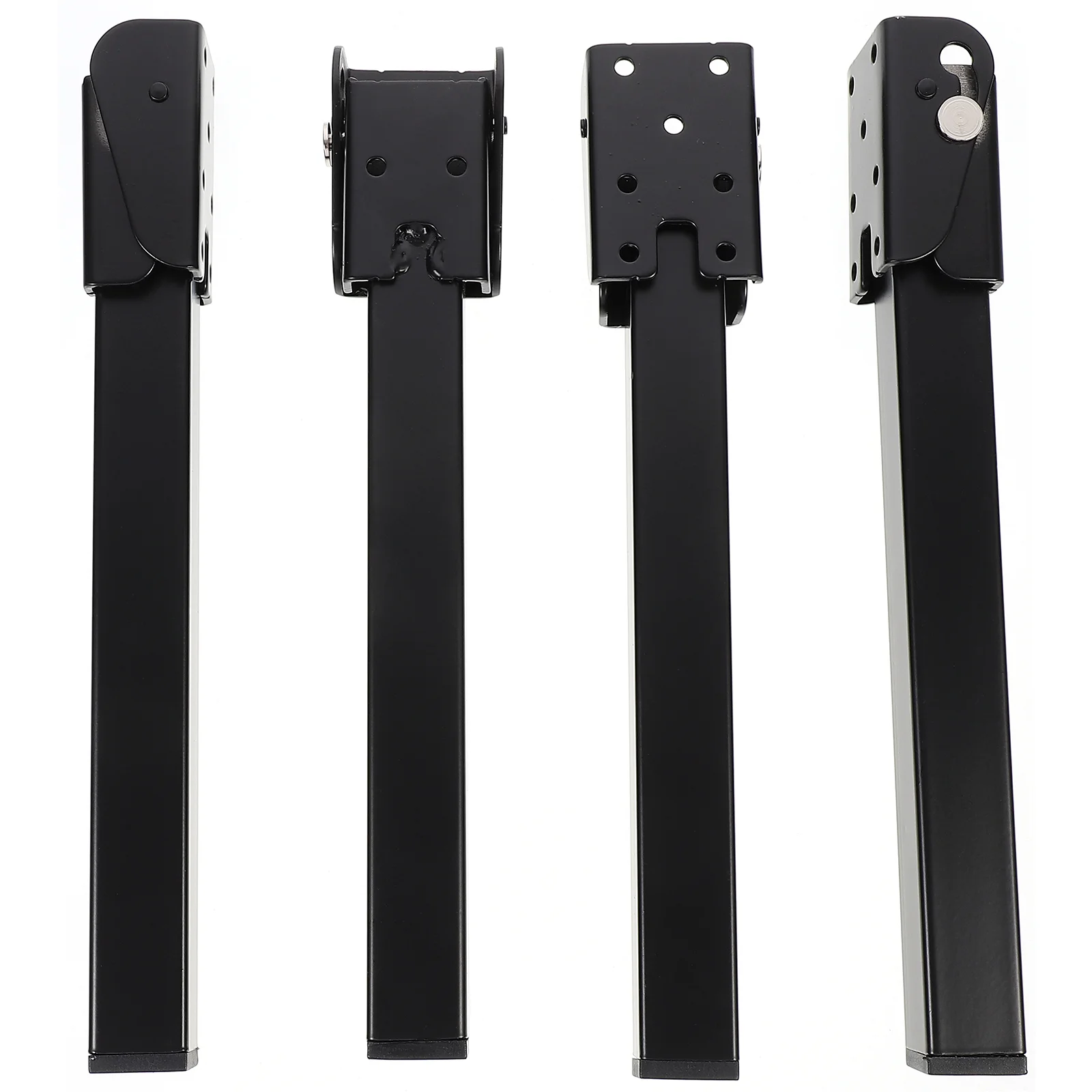 4 шт. квадратные ножки для стола складные ноутбука полезные мебели (черные) |