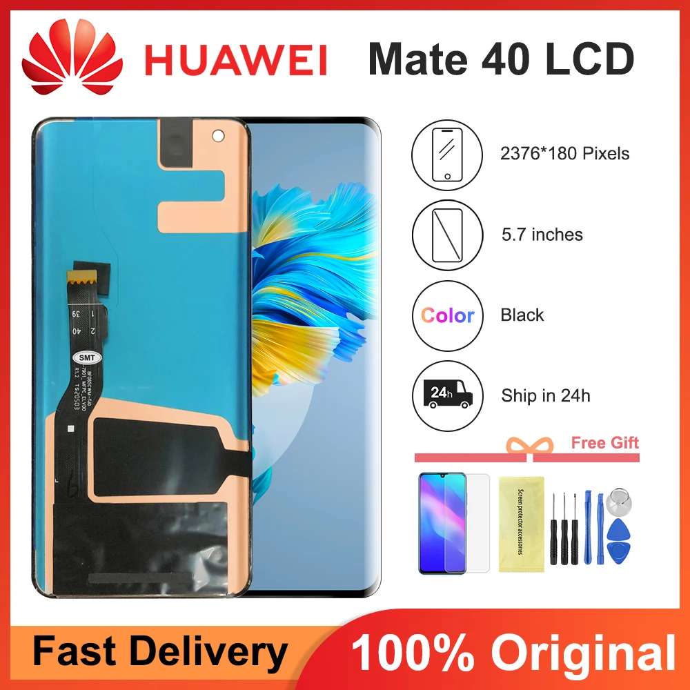 

100% Original 6.5'' For Huawei Mate 40 LCD Display Touch Screen Digitizer Assembly Replacement For Huawei Mate40 OCE-AN10 LCD