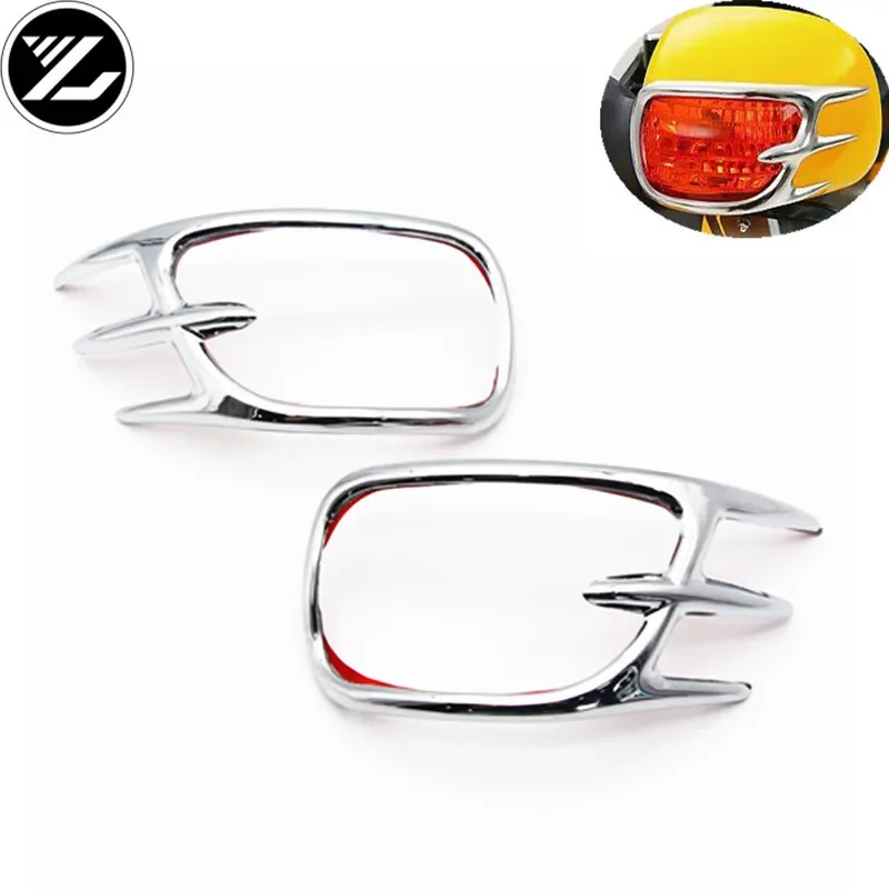 

Крышка зеркала заднего вида для Honda Goldwing GL1800 2001 ~ 2011, хромированный обтекатель мотоцикла, АБС-пластик, хромированные декоративные детали