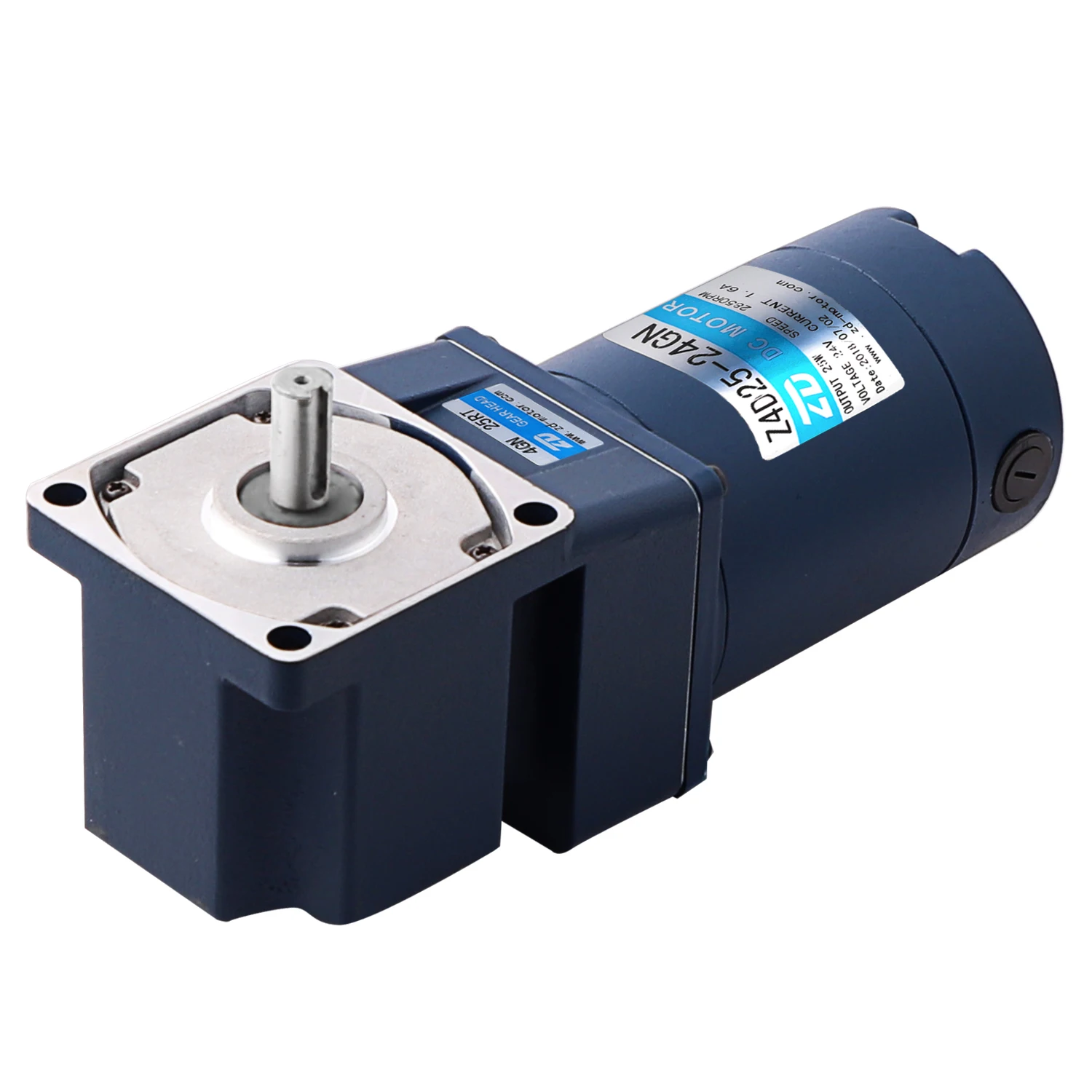 Рама 60 мм 25 Вт 24 В малошумящий однофазный мотор-редуктор постоянного тока Z4D25-24GN