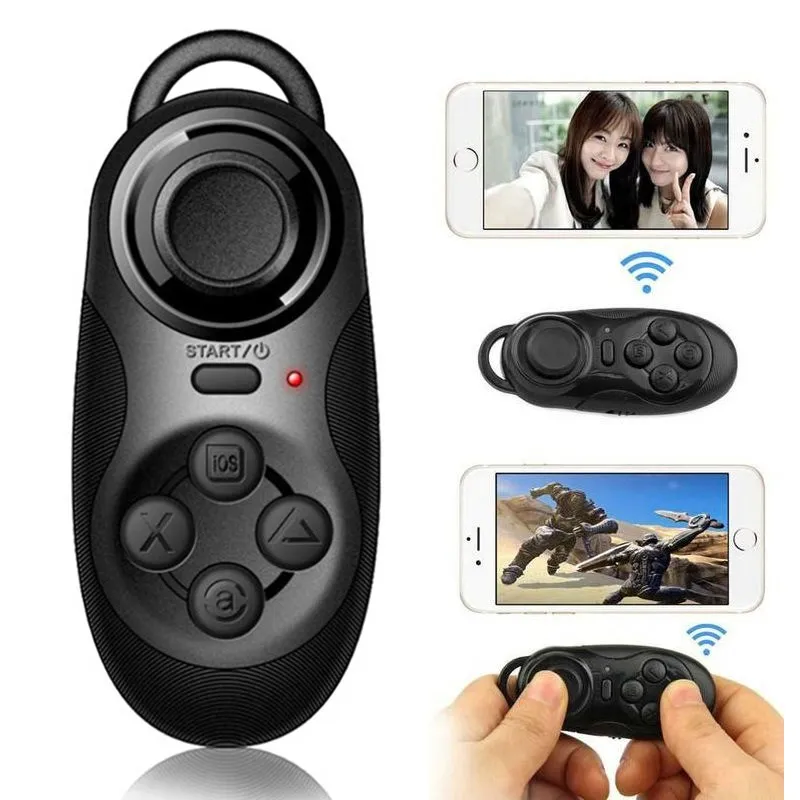 2023 New Mini Gamepad Wireless Bluetooth-compatible V4.0 Game Handle VR Controller Remote Pad Gamepad For Smartphones Joystick