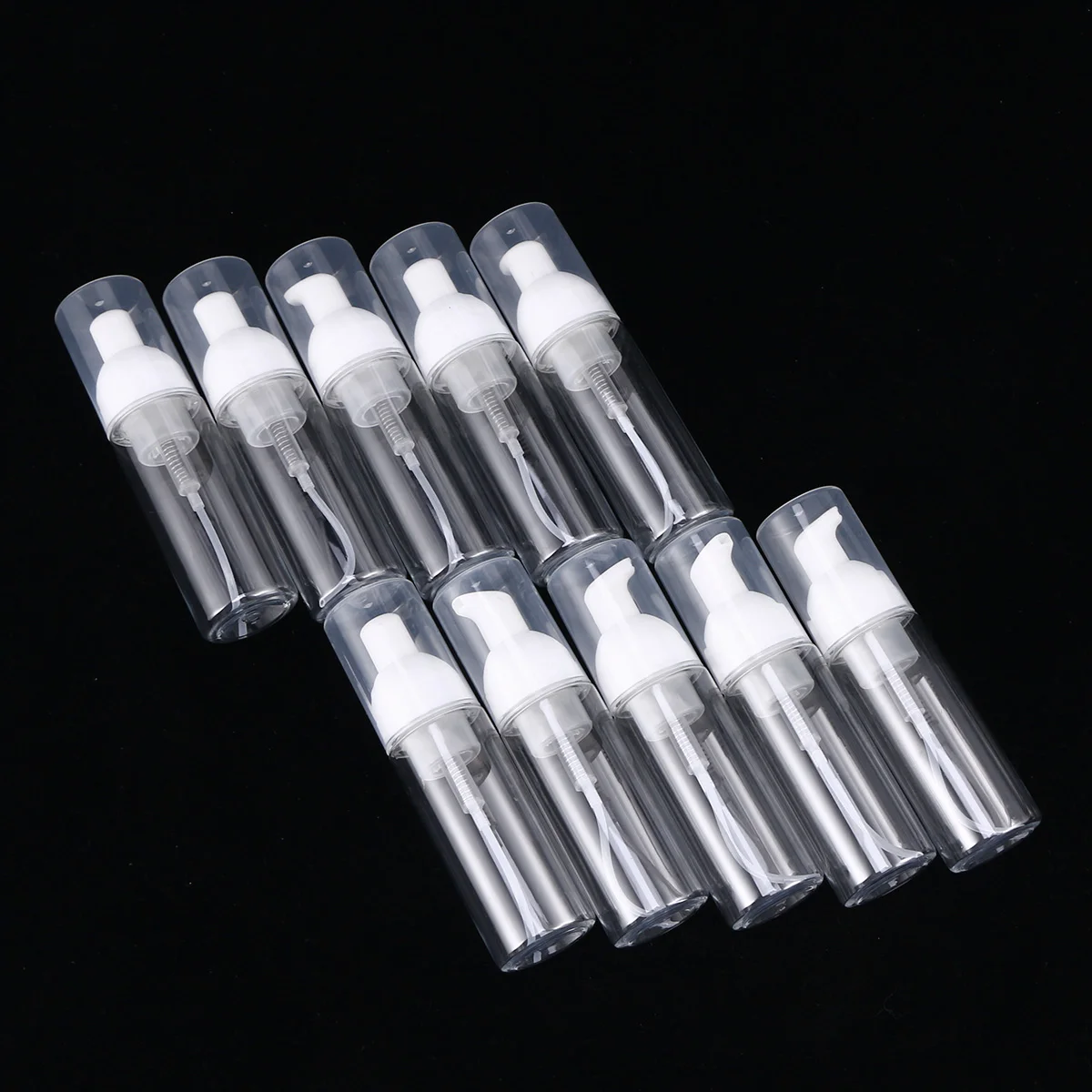 

10Pcs Pump Bottles Refillable 50ml/ 1 7oz Foaming Pump Dispenser Foaming Bottles for Cleaning, Travel, Shampoo