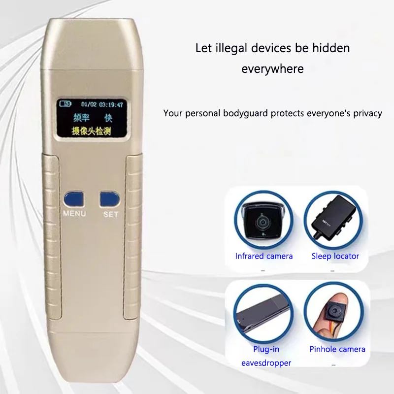 Multi-function Signal Detection Pen Highly Sensitive Anti-tracking GPS Detector Camera Nemesis Infrared Scanning Vibration Beep