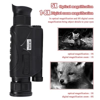 hd degital infrared night vision monocular hunting camera outdoor patrol real time 200m amplification 5x image video recording