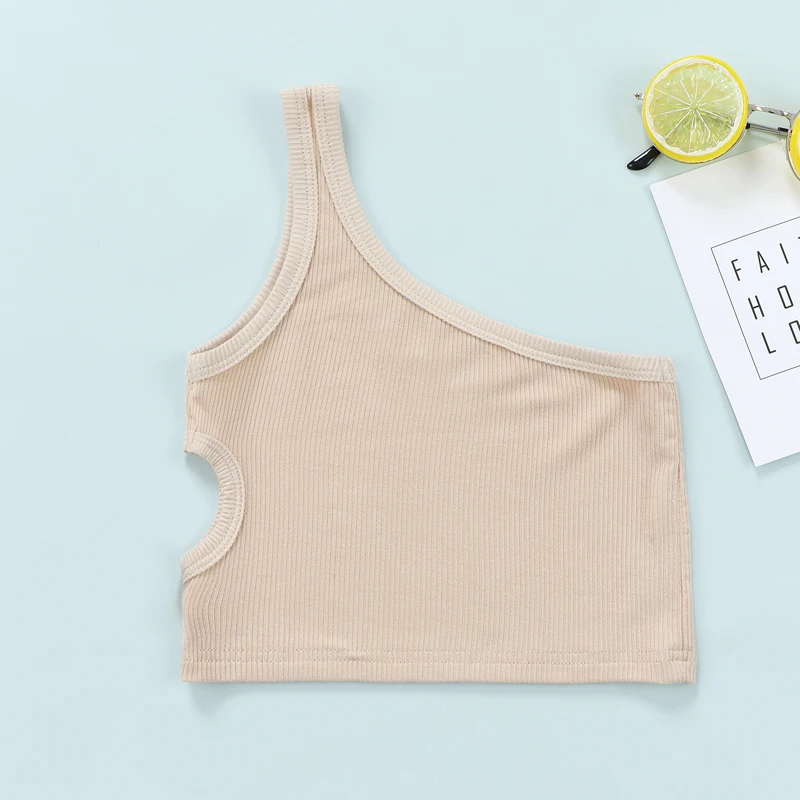 FOCUSNORM 3 цвета Летние Повседневные детские жилеты для девочек топы одежда