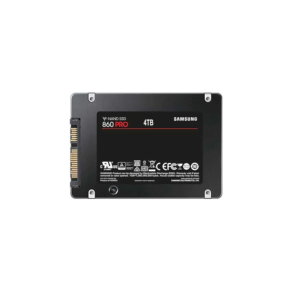 Твердотельный диск Samsung 860 PRO MZ-76P4T0BW 4 Тб 2.5" SATA III Чт/З - 560/530 Мб/с 2D NAND 2 бит MLC |