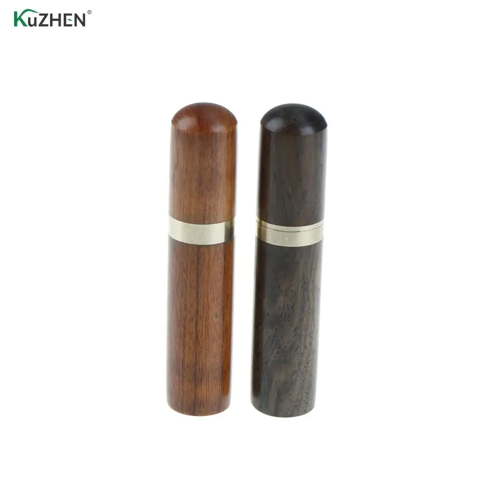 1Pc Wood Pill Box Cases Capsule Case Pearwood Handmade Craft Blackwood/Rosewood Outdoor Home Supplies New | Красота и здоровье