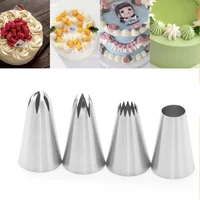 cake cream decoration tips set pastry tools stainless steel piping icing nozzle cupcake head dessert decorators kithch tools