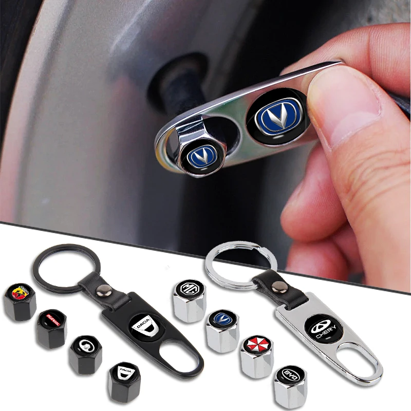 

1set of Leather Keychain Car Rim Tire Valve for INFINITI Q50 Q30 Carplay G37 Qx70 Q60 Qx30 Q50 S G20 G35 Android Car Accessories