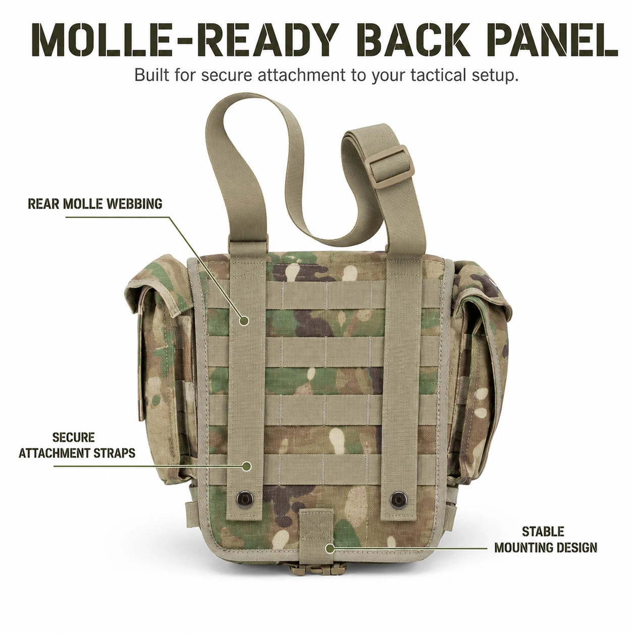 Фото Рюкзак-маска GSR для защиты от газов, полевой, камуфляж MTP, военная тактическая наплечная сумка, уличная универсальная сумка для хранения, для охоты и страйкбола №3