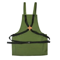 garden apron for harvesting heavy duty canvas apron waterproof gardening tools multi functional fruit flower picking apron