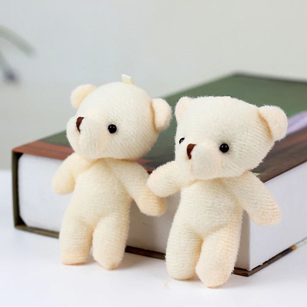 

Little Bear Toys Stuffed Tiny Bear Soft Tiny Bear DIY Mini Bear Decorations Cute Mini Bears Naked Bear Dolls Pendant Dolls
