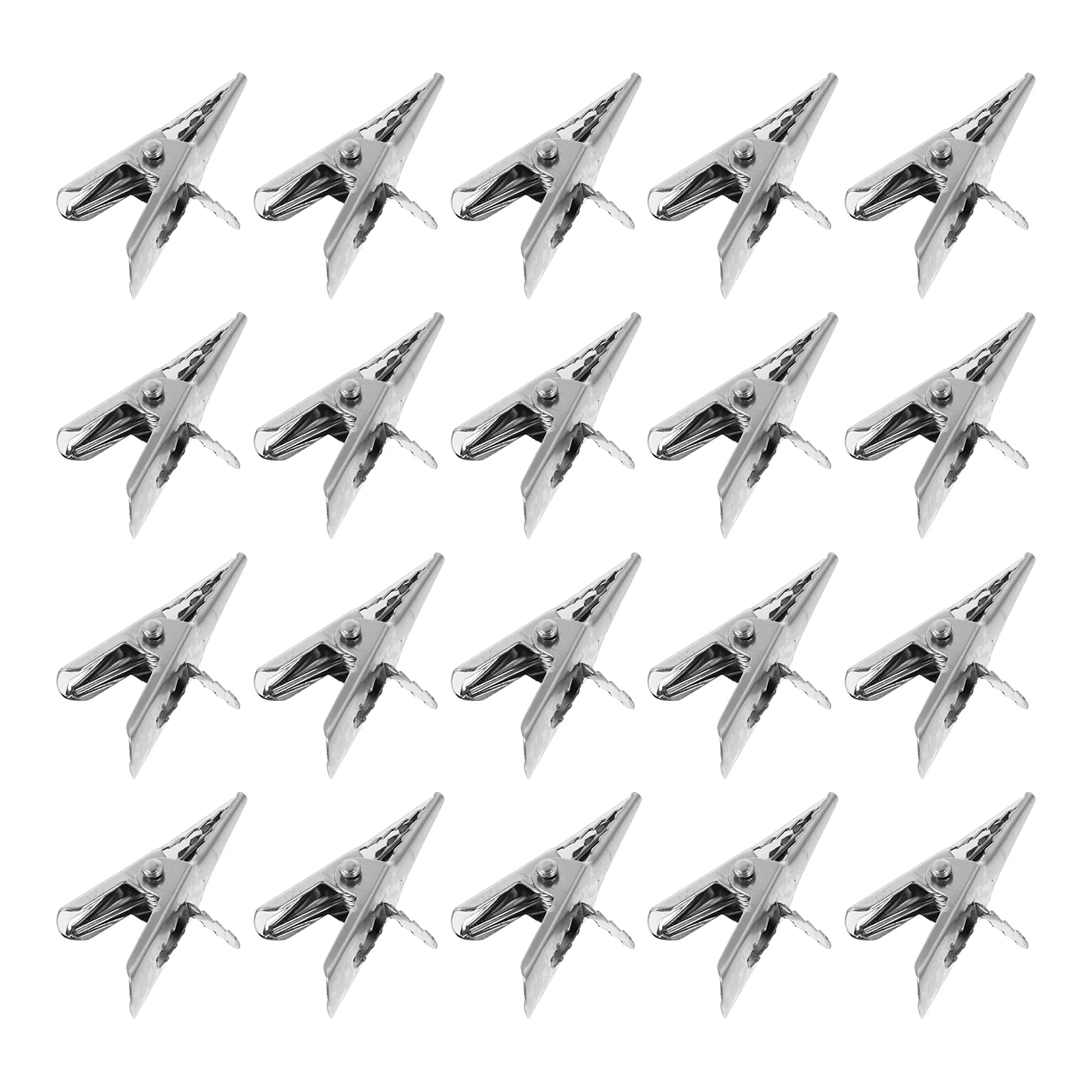 

50 Pcs Home Items Clip Iron Clamps Xmas Metal Christmas Tree Festival Ornament Clips Adornment Holders