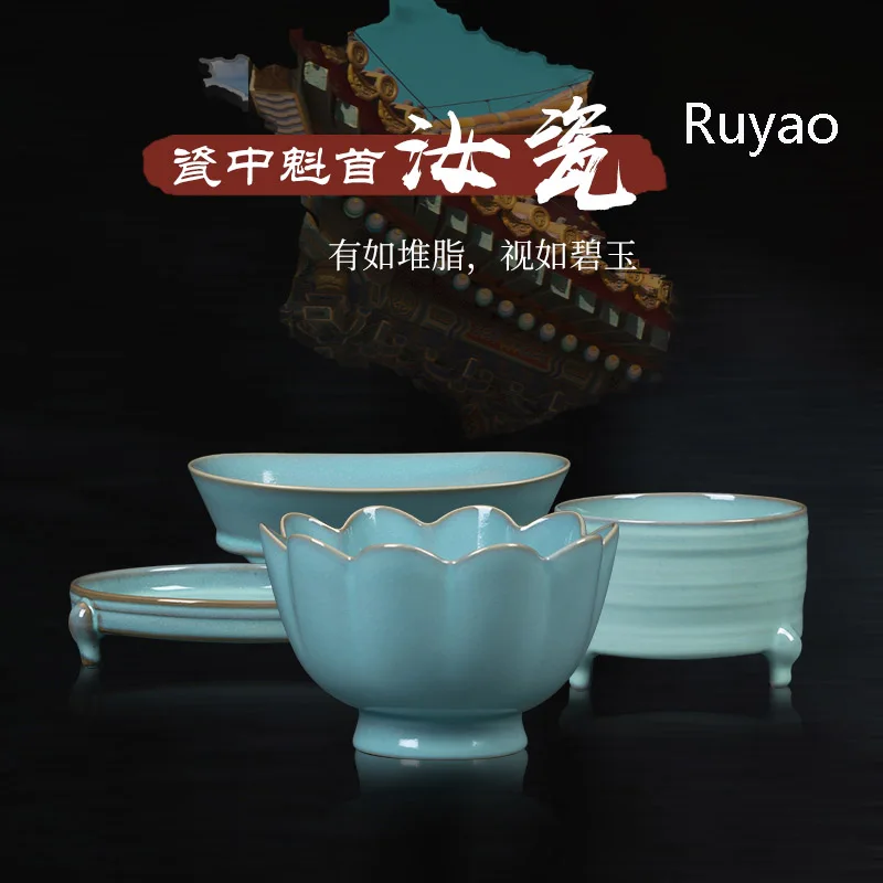 

Фарфоровые украшения ручной работы Ruyao, античный китайский стиль, для гостиной, керамические декоративные поделки, Античная коллекция, керамика s