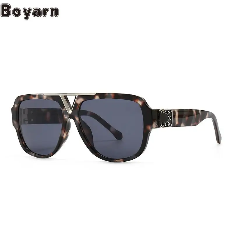 

Boyarn Oculos UV400 Shades Pop Sunglasses Men, Luxury Brand Design Street Photos, Ins Online Celebrity Model, Square Sunglasse