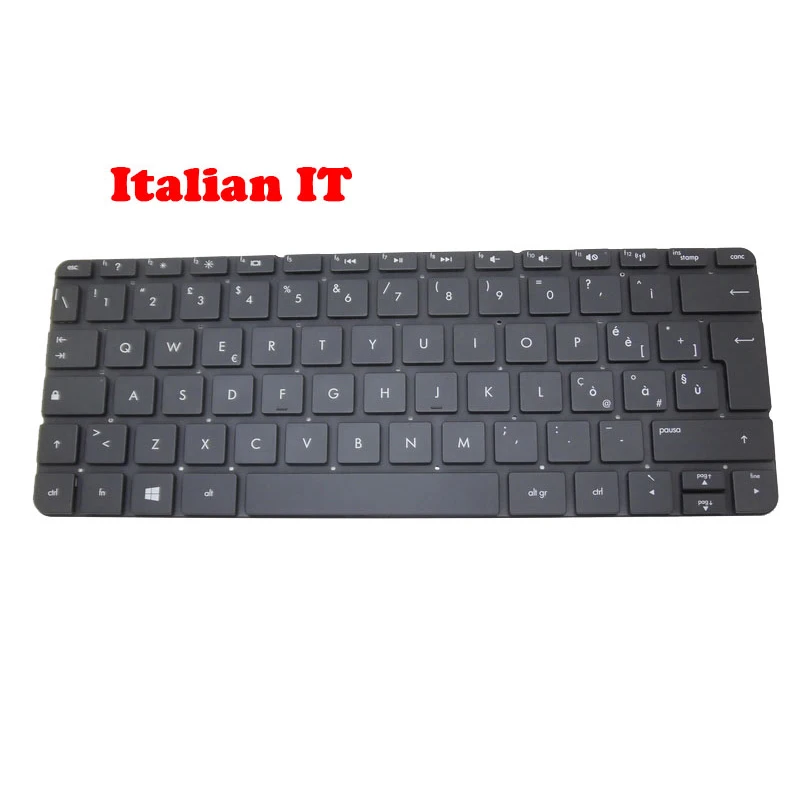 Клавиатура для HP For ENVY X2 11-G000 694497-031 UK/BR Brazil/FR French/IT Italy/SP Spanish без Черной Рамки