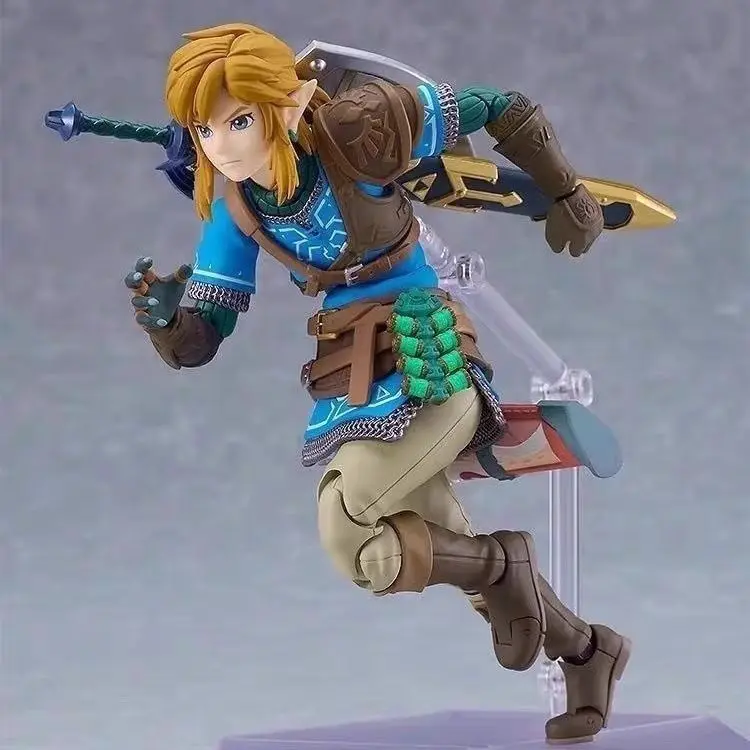 Фото Фигурка Figma 626 Link The Legend Of Zelda Tears Of The Kingdom Фигурки Дыхание дикой природы Аниме Фигурка GK Коллекционная модель №5