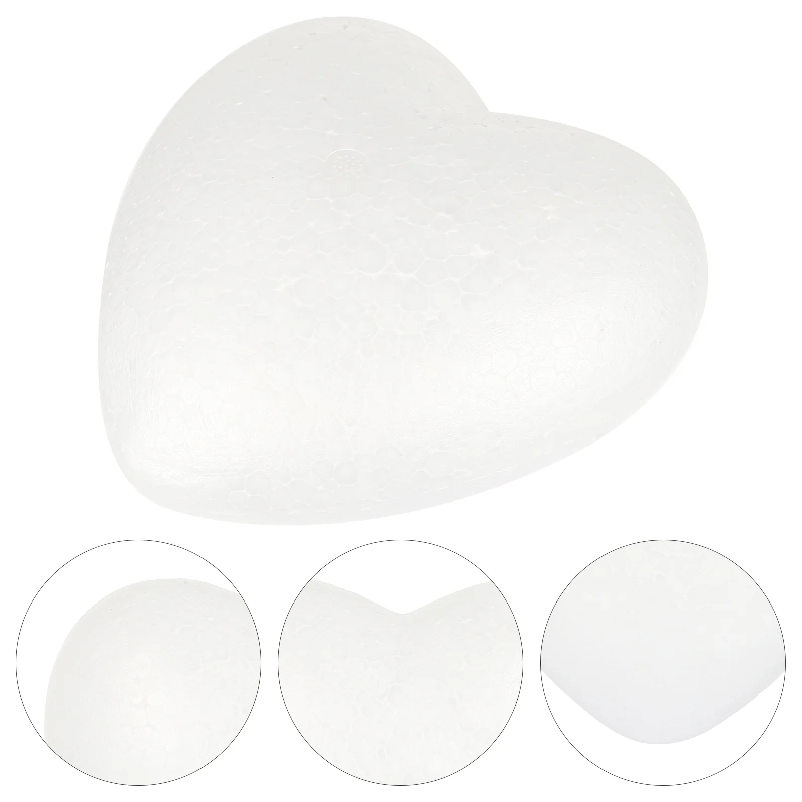 

Foam Heart Hearts Crafts Craft Polystyrene Shapes Diy Wreath Shaped Inch White Valentines Day Shape Flower Rings Floral Supplies