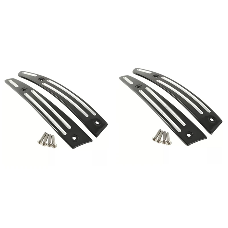 

4X Black Split Windshield Side Trim For Touring Road Glide FLTR 2015-2020