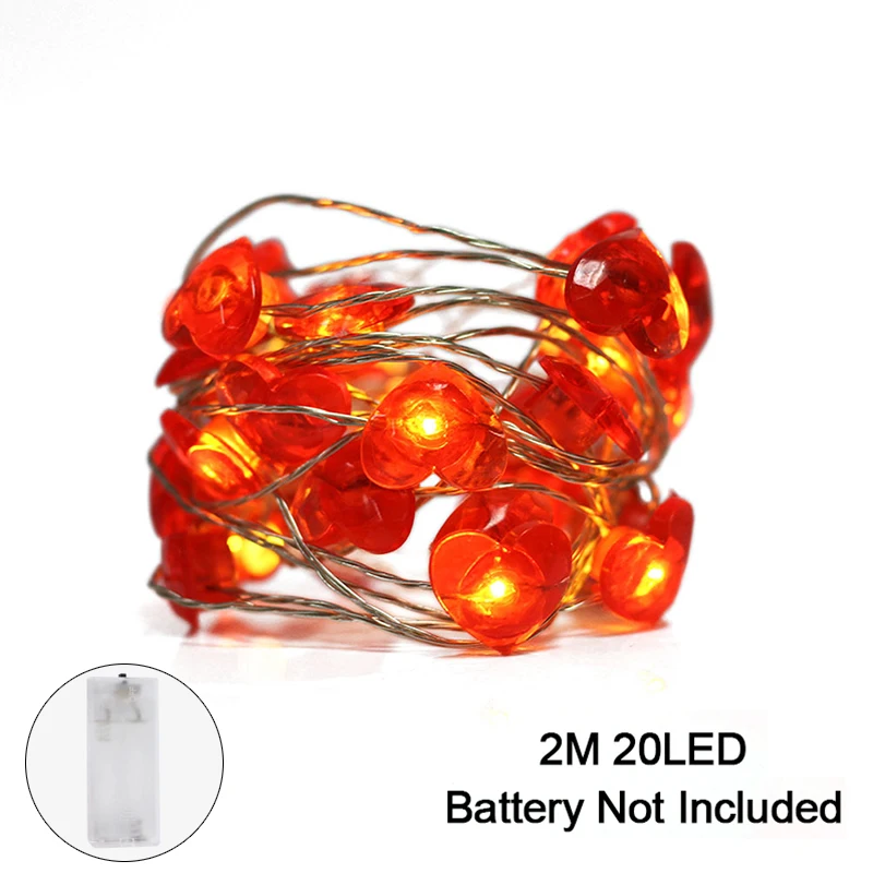 

Светодиодная гирлянда в форме сердечек