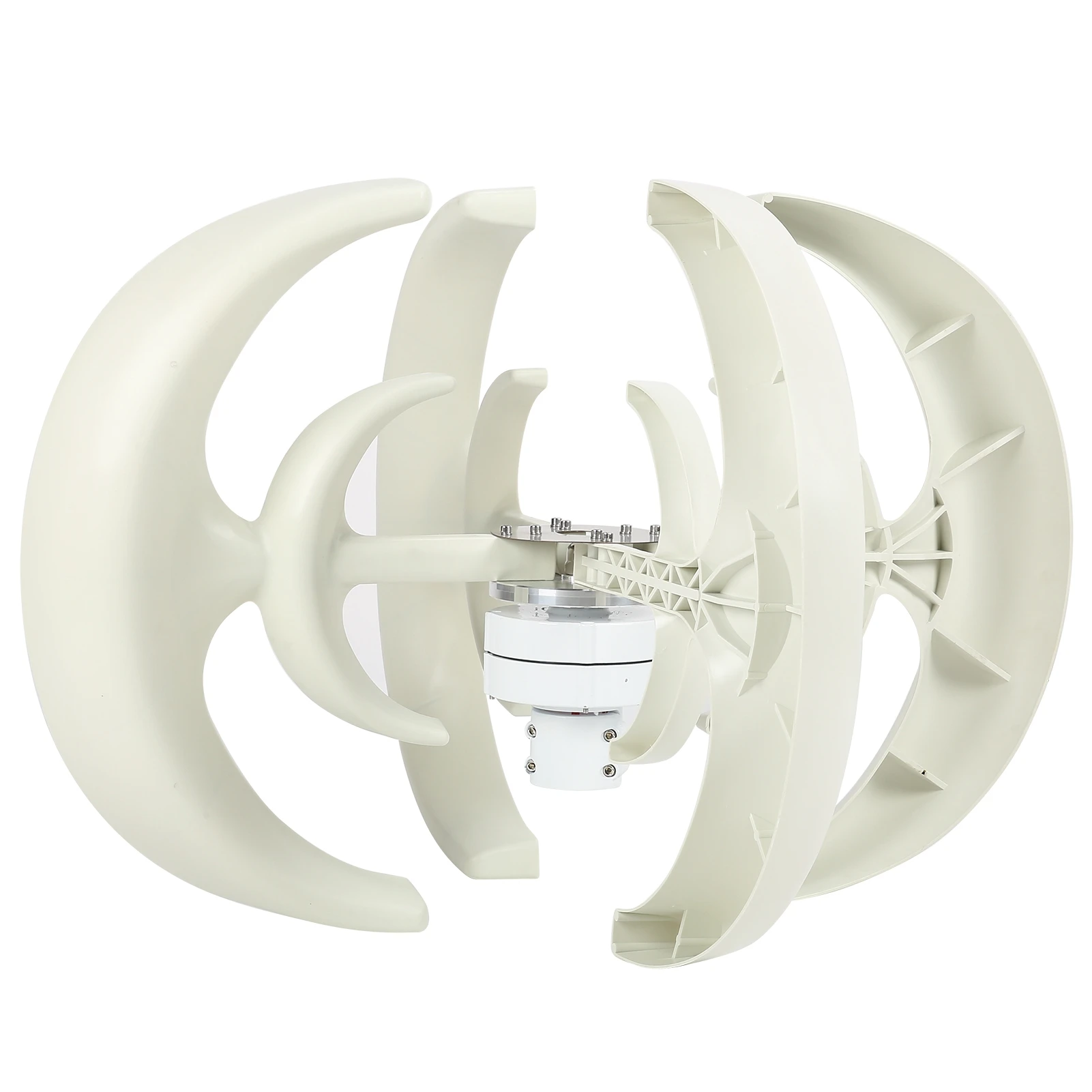 Ветер турбины фонарь двойной слой 4 лезвия вертикальные оси генератор Ассамблеи