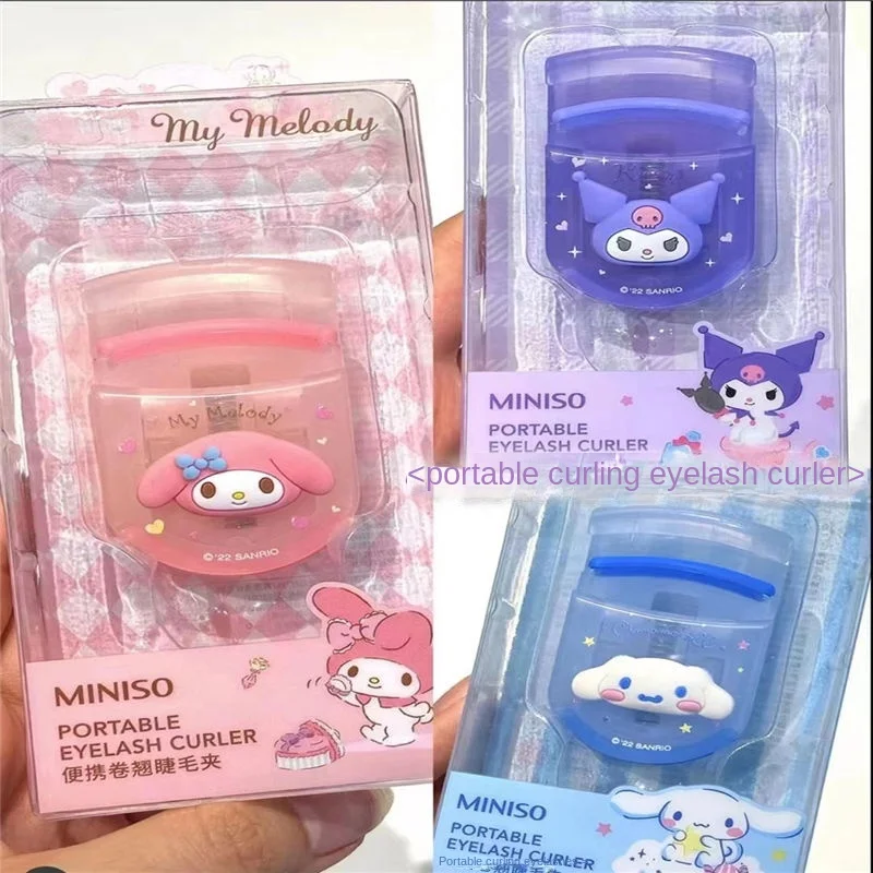 

MINISO Sanrio Kuromi портативная Плойка для завивки ресниц долговечная портативная Мелодия формирования