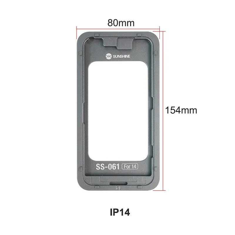 SUNSHINE SS-061 Позиционная форма для IP 6 7 8 X 11 12 13 14 ProMax Стекло + рамка OCA Финировочная