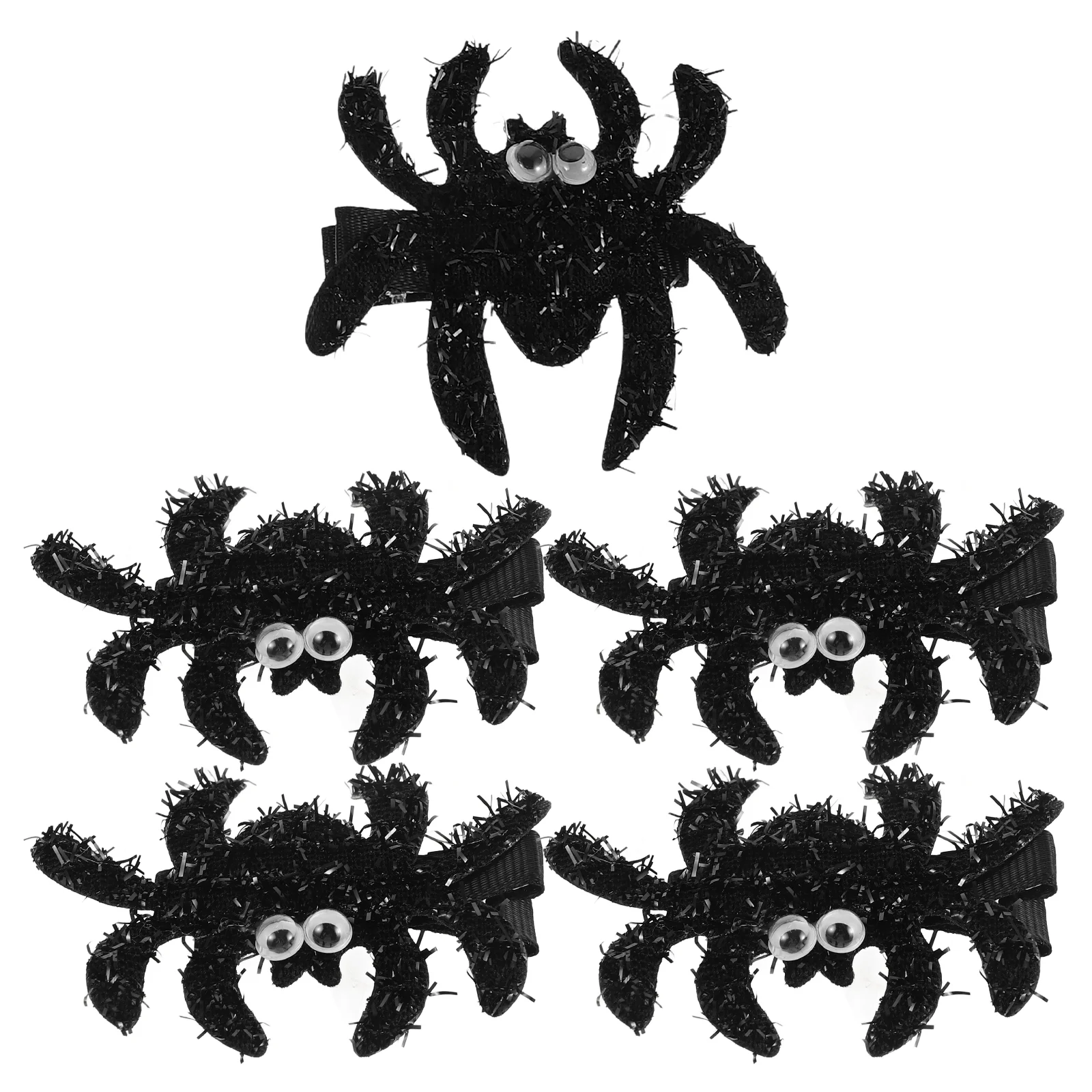 5 шт. заколка для волос в виде паука на Хэллоуин головной убор заколки подарочные