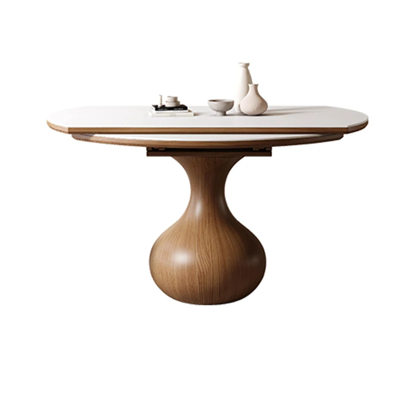 Nordic Small Folding Table Kitchen Unique Design Italian Stone Center TablesDining Luxury Oval Mesas De Comedor Home Furniture