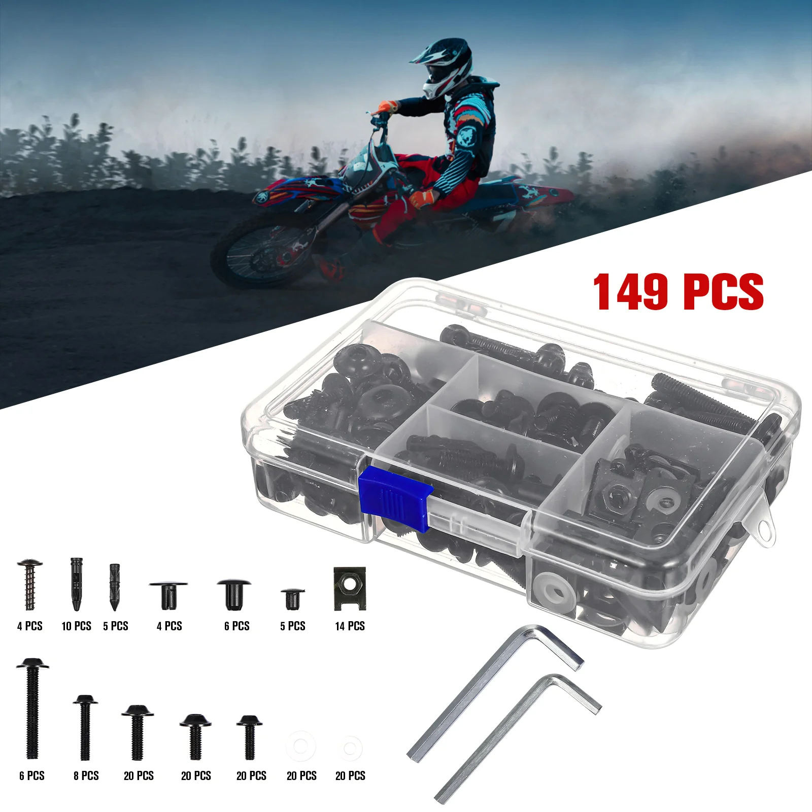 Motorcycle Screws Plastic