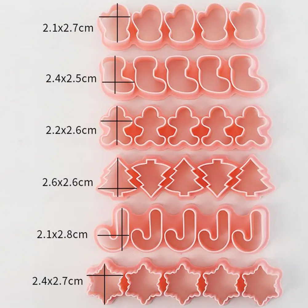 Рождественские формочки для печенья рождественские инструменты выпечки набор
