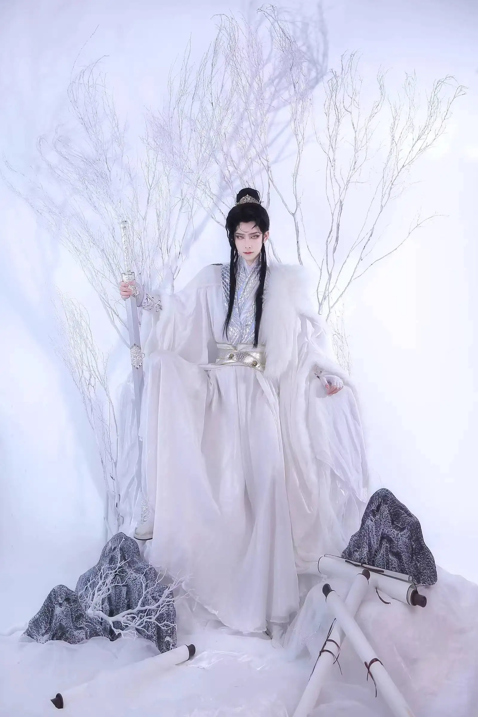 Древний костюм Mingye Shen Lan Zhou Junwu Императорские костюмы Чу Ван Нин Косплей Yue Lie Qilin Универсальная короткая драма Древний (art.: 3920d430ee4e6) - 3920d430ee4e6