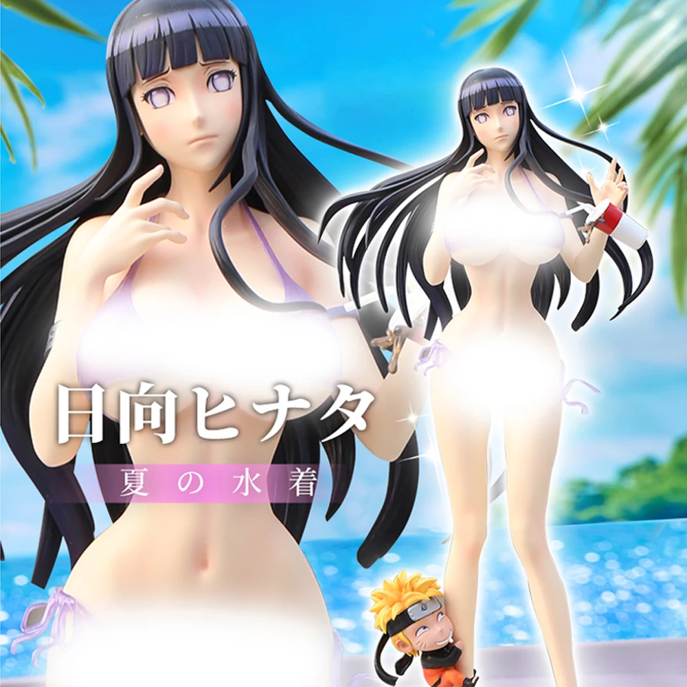 

Привлекательное пляжное бикини 33 см, фигурка гиуги хинаты с маленькой забавной фигуркой удзумаки, игрушки, развязка