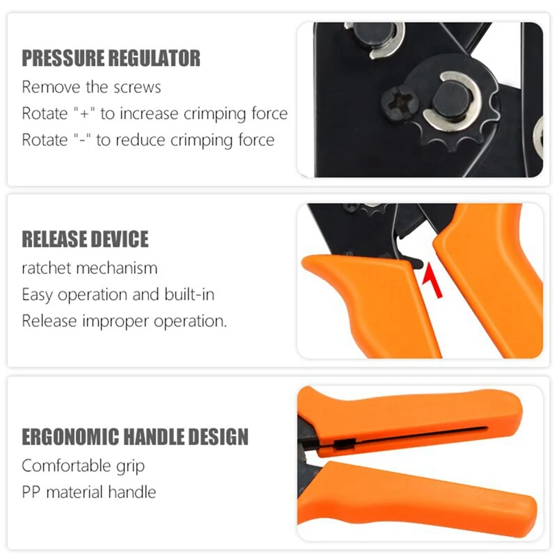 SN-48B Обжимные клещи Трудосберегающие обжимные с храповым механизмом