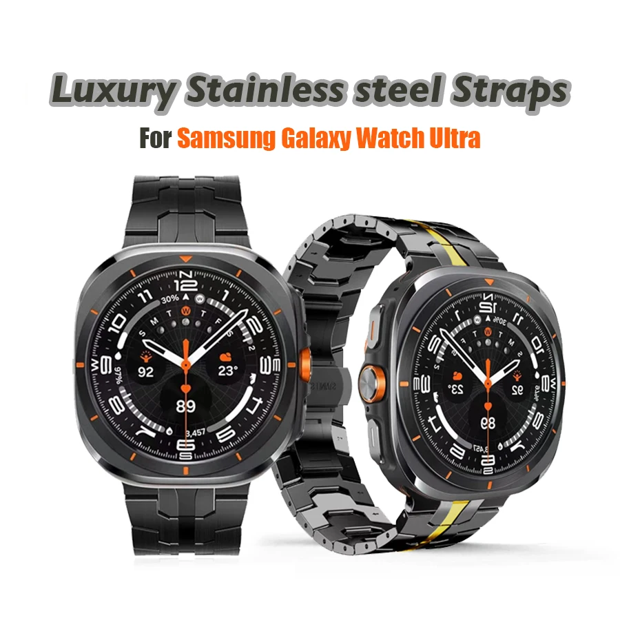 Ремешок из нержавеющей стали для Samsung Galaxy Watch Ultra 47 мм металлический ремешок Correa