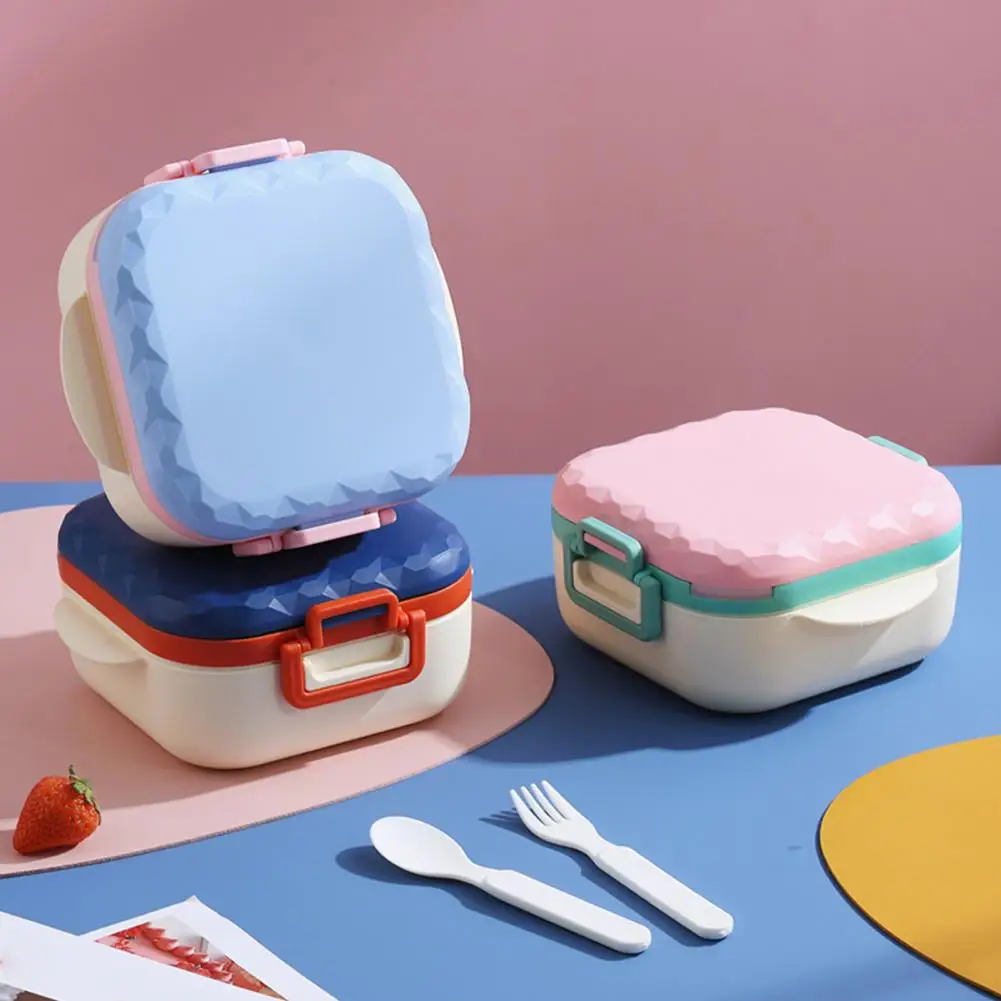 Герметичный Ланч-бокс герметичный Bento с 3 отсеками для взрослых и детей 900 мл