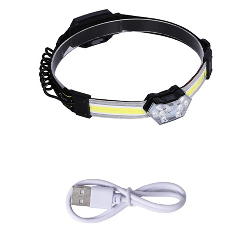 

Head-Mounted Torch Electric Fishing Light Multi-Function Headlight LED Tail Lights