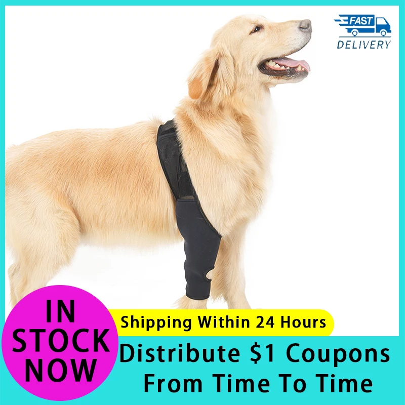 Dog Surgical Injury Fixed Knee Pads Support Cat Brace Leggings Set Pet Protector Dog Feet Cover Leg Wrap Drop Shipping