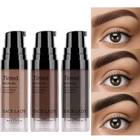 6 colors liquid eyebrow cream waterproof 48 hours long lasting quickily drying coverage natural smooth paint makeup tools