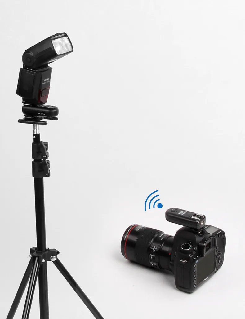 Фото Yongnuo RF-603 II RF 603 II Беспроводной триггер вспышки 2 трансиверы для NIKON D7000 или Canon 5D 7D 100D №4