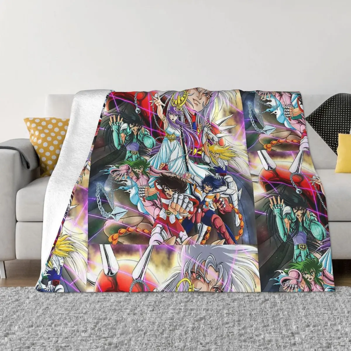 

Портативные теплые пледы Saint Сейя, Сюн манга для постельных принадлежностей и путешествий