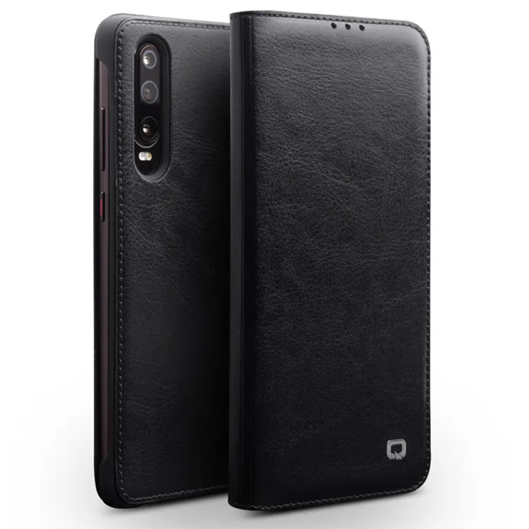 

Contact the applicable to huawei P30pro following from leather P30 business protection holster P30 flip phone sets