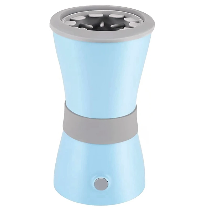 

Очиститель для собак, электрическая моющаяся чашка с зарядкой от USB, портативная грязевая мойка для питомцев с мягкой силиконовой щеткой дл...